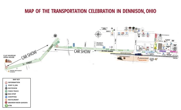 Official Transportation Celebration Map