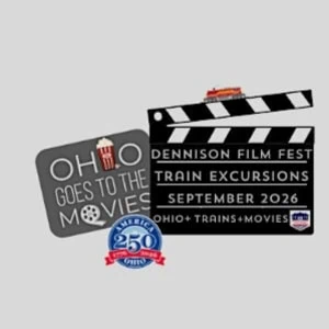 Advertisement for Ohio Goes to the Movies Train Excursions.